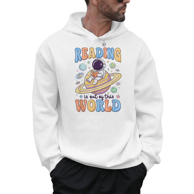 Reading Out Of The World Book Lover Reading Boys Girls Kids Men Hoodie