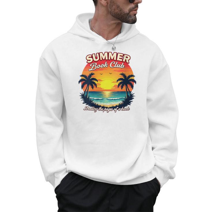 Retro Summer Book Reading Club Men Hoodie
