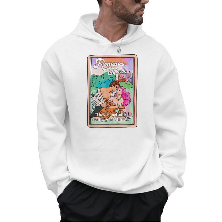 Romance Novels Really Good Stories Tarot Card Book Lover Men Hoodie