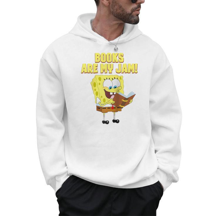 SpongeBob Loves Reading Books Are My Jam Raglan Baseball Tee Men Hoodie