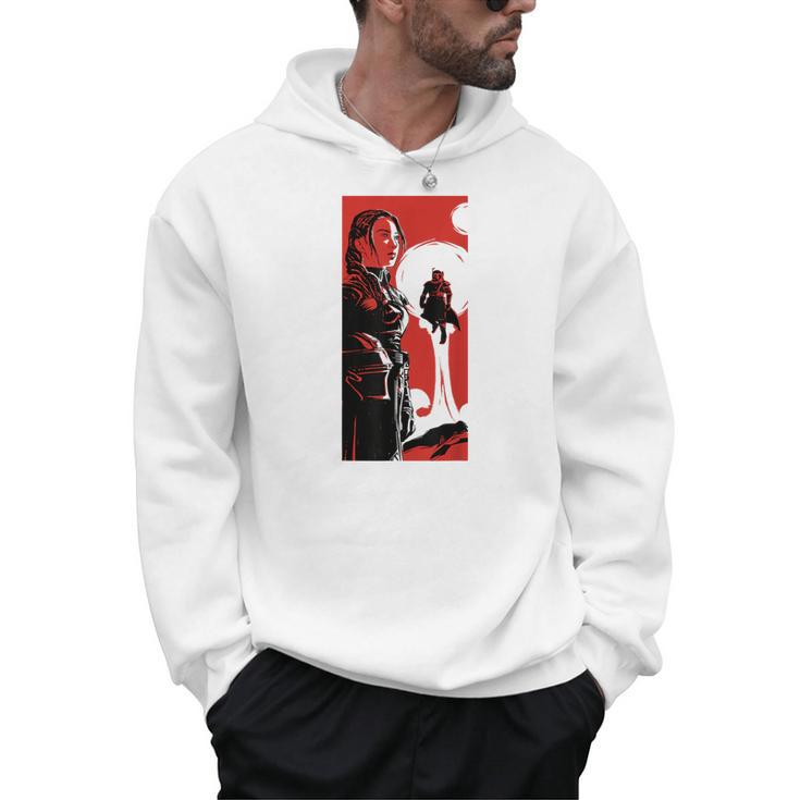 Star Wars The Book Of Boba Fett Fennec Shand Vintage Poster Men Hoodie