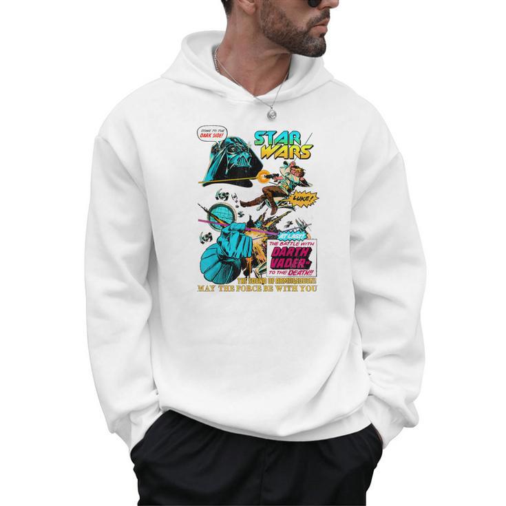 Star Wars Vader Luke Leia Epic Comic Book Teaser T-Shirt Men Hoodie