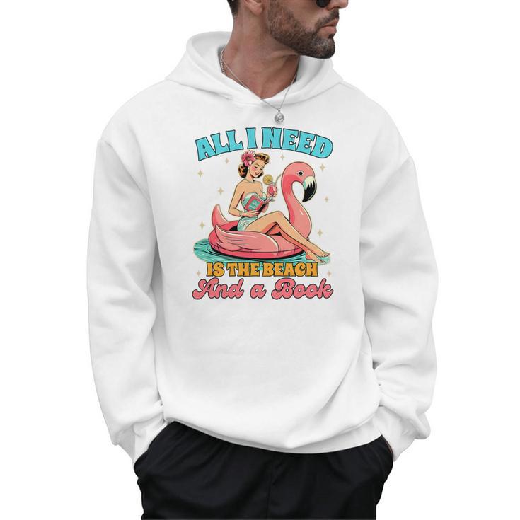 Summer Reading Book Lover All Need Is The Beach & A Book Premium Tri-Blend Men Hoodie