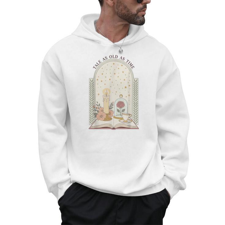 Tale As Old As Time Rose Candle And Book Men Hoodie