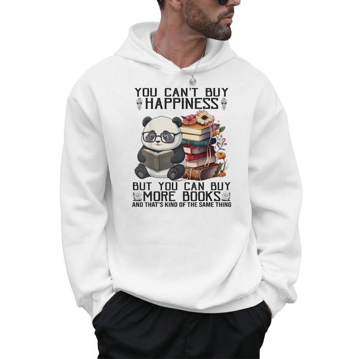 Teacher Bookworm Book Lover Panda Reading Book Librarian Tee Men Hoodie