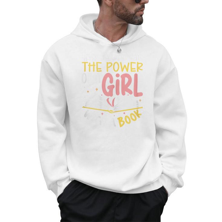 Never Underestimate Bookworm Girl Book Reader Reading Men Hoodie