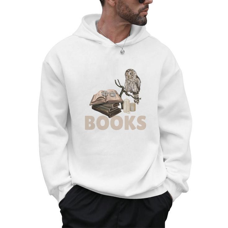 Wild About Reading Owl Wild About Books Librarian Girls Boys Premium Tri-Blend Men Hoodie