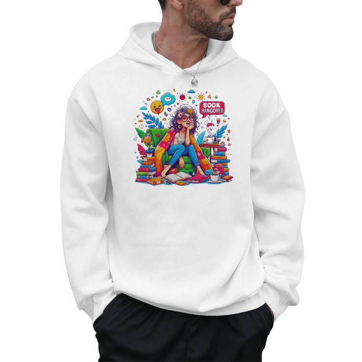 Woman Book Lover Book Hangover Woman Premium Tri-Blend Men Hoodie