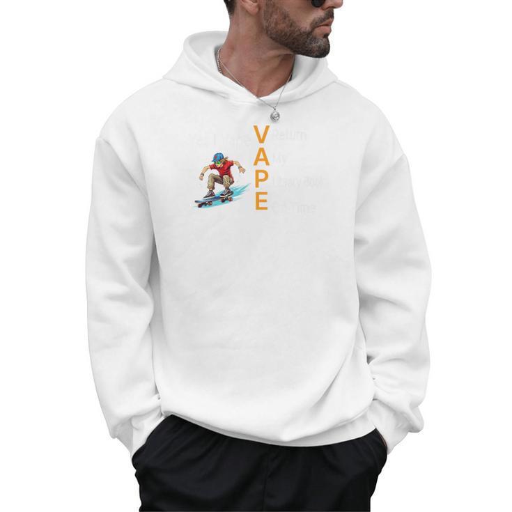 Yes I Vape V Return A My P Library Books E On Time Premium Men Hoodie