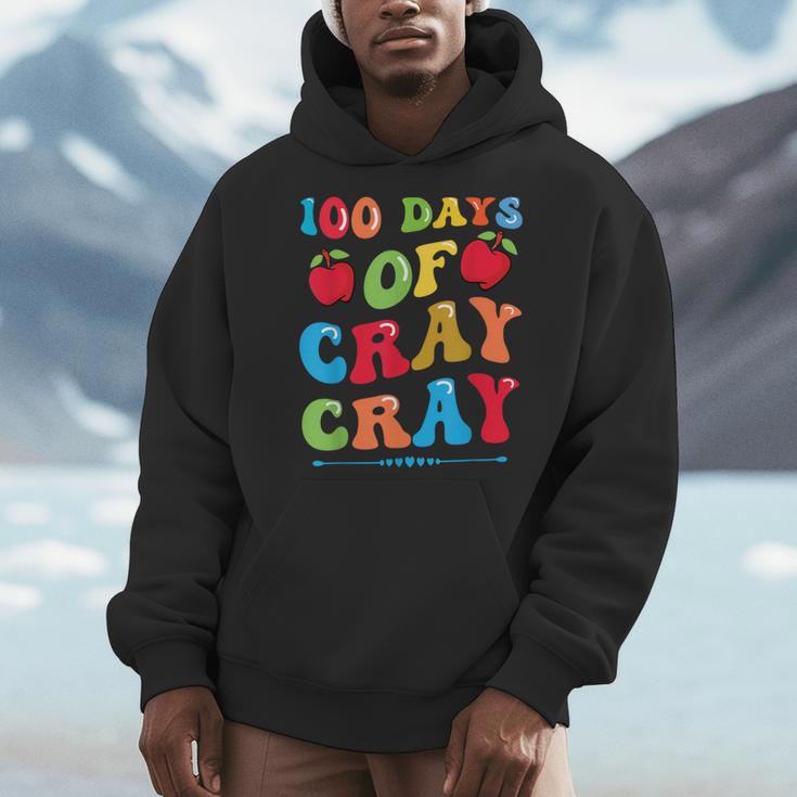 100 Days Of Cray Cray Apples And Books Men Hoodie
