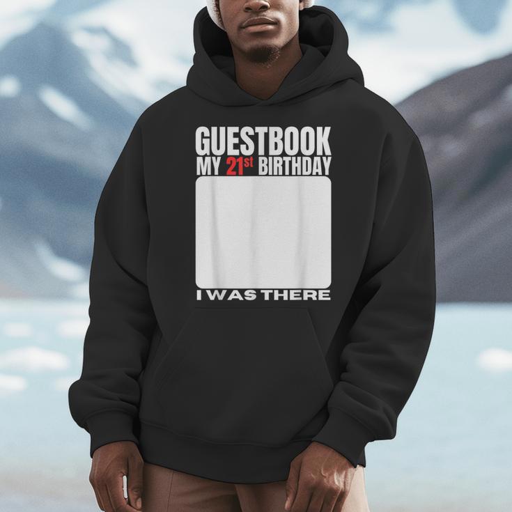 My 21st Birthday Guestbook 21 Years Birthday Party Sign My Men Hoodie My 21st Birthday Guestbook 21 Years Birthday Party Sign My Men Hoodie