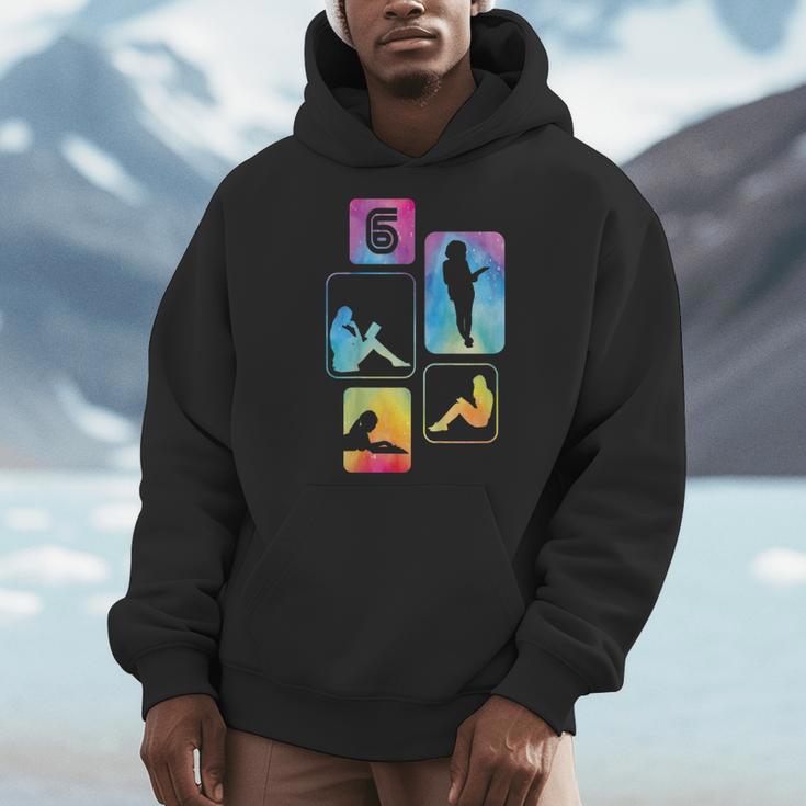6th Birthday Book Reading Bookworm Book Lover Girls Men Hoodie