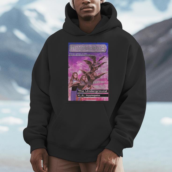 Animorphs The Underground Bat Transformation Book Cover Men Hoodie Animorphs The Underground Bat Transformation Book Cover Men Hoodie