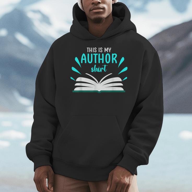 This Is My Author Shirt Write Book Men Hoodie