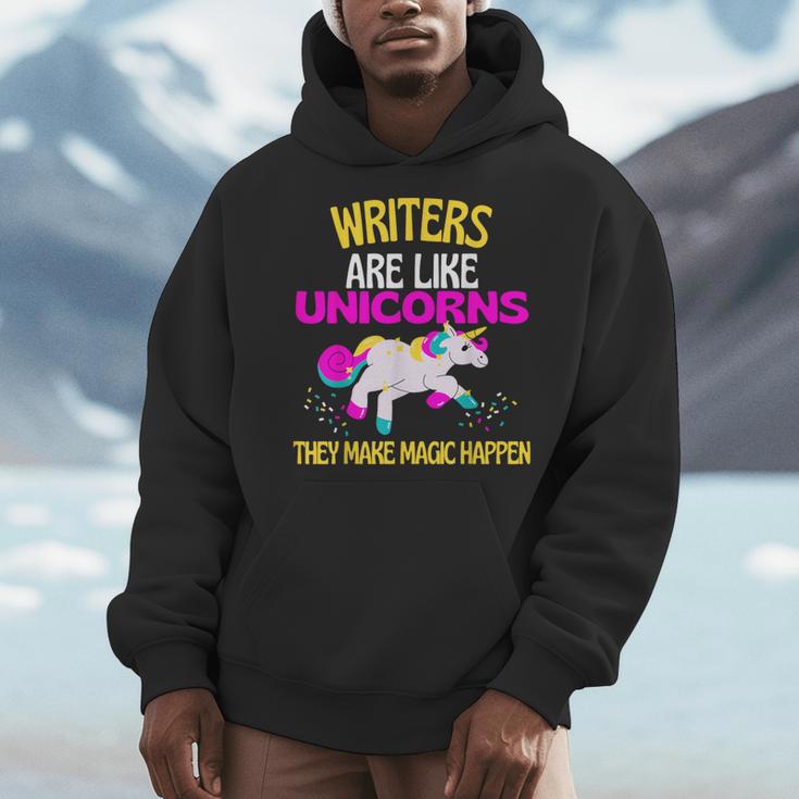 Authors Writer Magic Funny For Book Publisher And Writers Men Hoodie