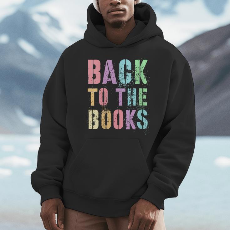 BACK TO THE BOOKS Happy First Day School Future Grads Men Hoodie