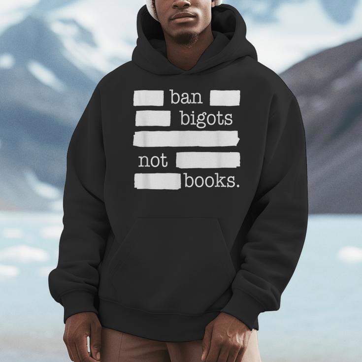 Ban Bigots Not Books Men Hoodie