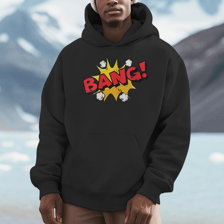 BANG Comic Book Cartoon Pop Art Vintage Men Hoodie BANG Comic Book Cartoon Pop Art Vintage Men Hoodie