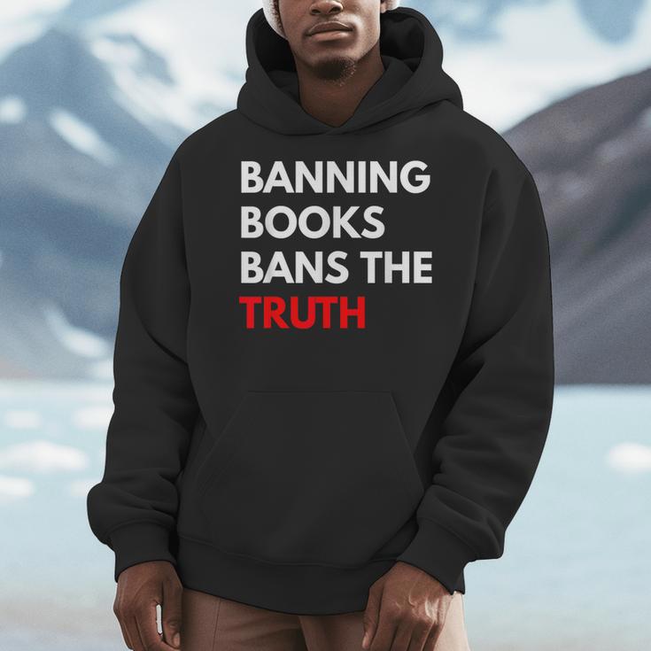 Banning Books Bans The Truth I Read Banned Books Week Men Hoodie