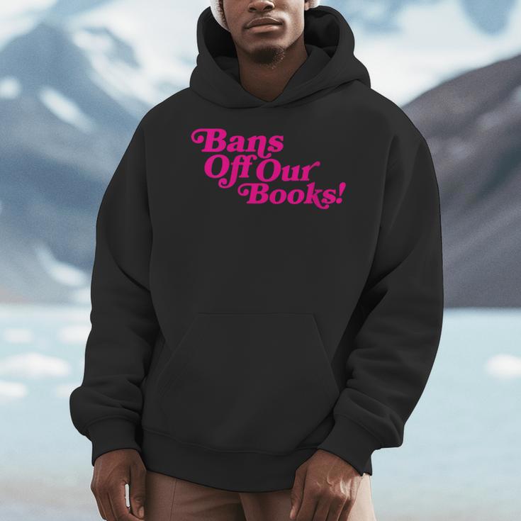 Bans Off Our Books Library Reading Freedom Men Hoodie