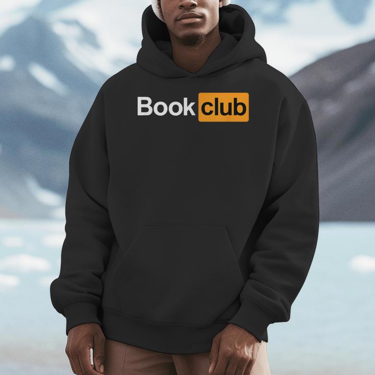 Book Club Logo For Novel Literature Reading Lover Men Hoodie Book Club Logo For Novel Literature Reading Lover Men Hoodie