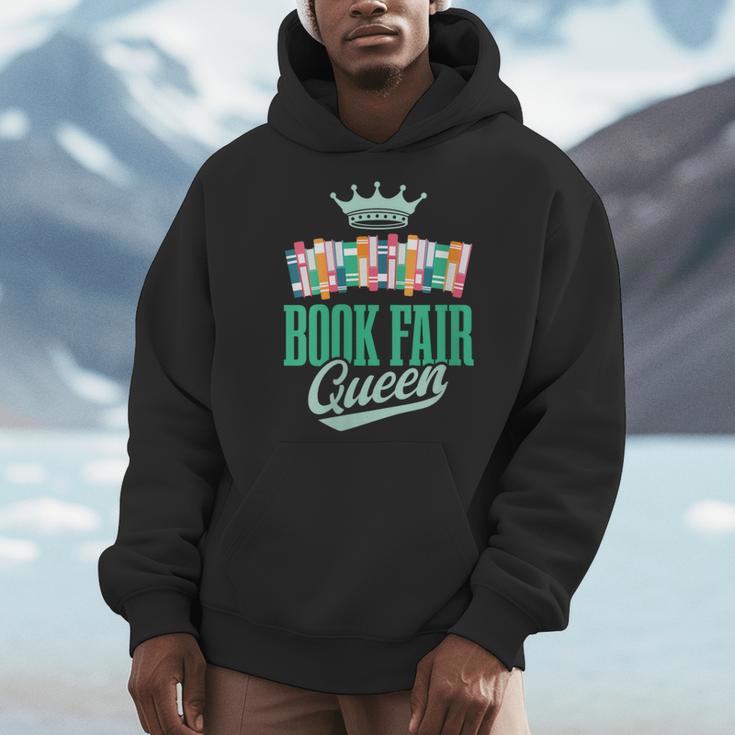 Book Fair Queen Literature School Book Fair Event Men Hoodie Book Fair Queen Literature School Book Fair Event Men Hoodie