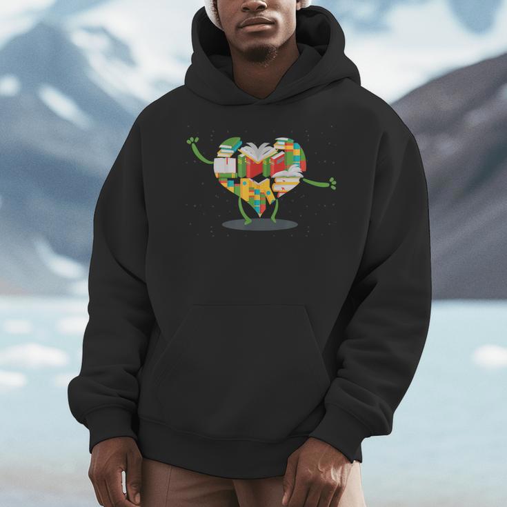 Book Lover Heart Shape Reading Club Librarian Bookworm Men Hoodie Book Lover Heart Shape Reading Club Librarian Bookworm Men Hoodie