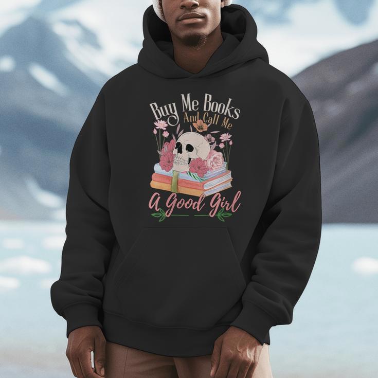 Book Lover Saying Buy Me Books And Call Me A Good Girl Men Hoodie