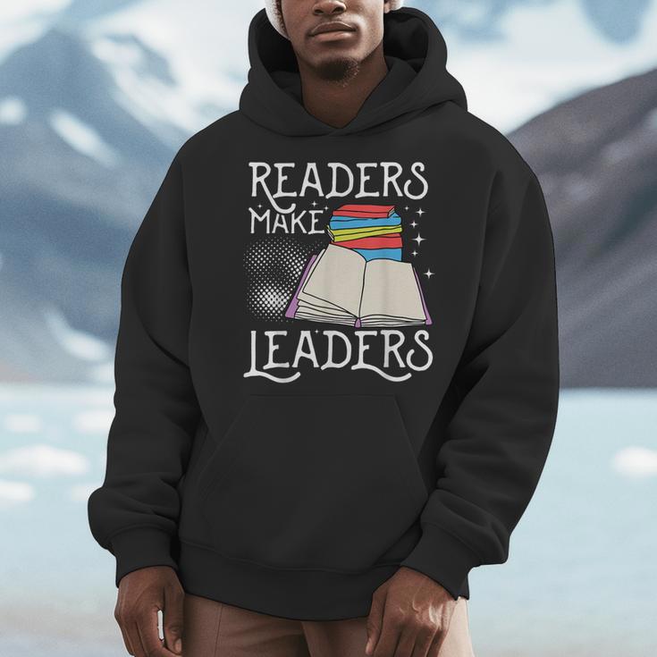 Book Lovers Librarians Avid Readers Make Leaders Bookworms Men Hoodie