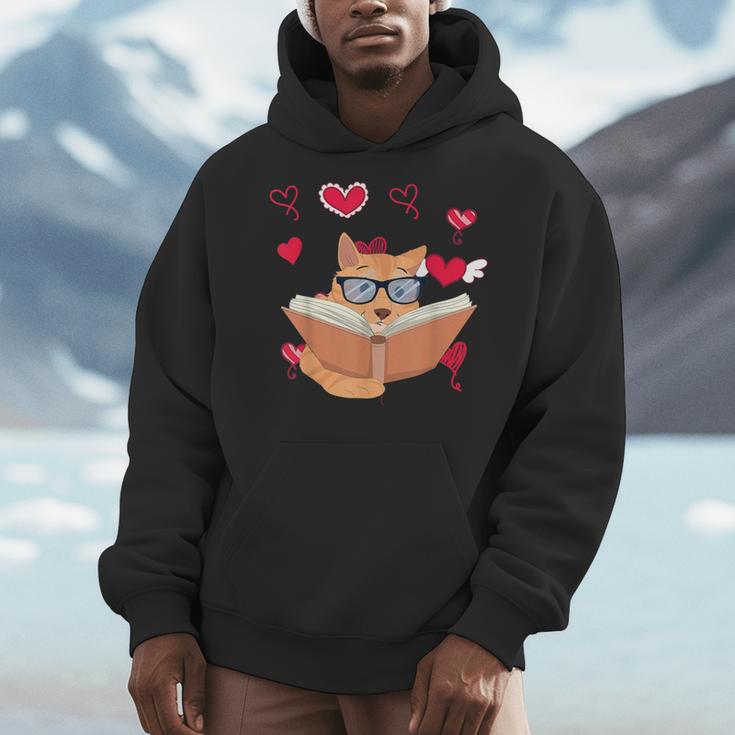 Book Nerd Heart Library Cat Bookworm Animal Pet Book Reading Men Hoodie Book Nerd Heart Library Cat Bookworm Animal Pet Book Reading Men Hoodie