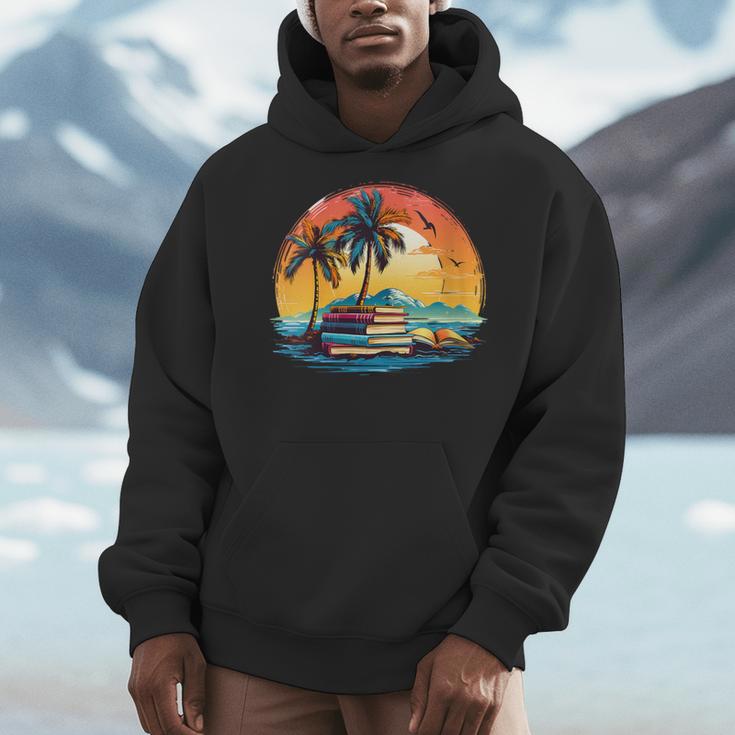 Book Paradise Tropical Island Beach Ocean Summer Reading Men Hoodie Book Paradise Tropical Island Beach Ocean Summer Reading Men Hoodie