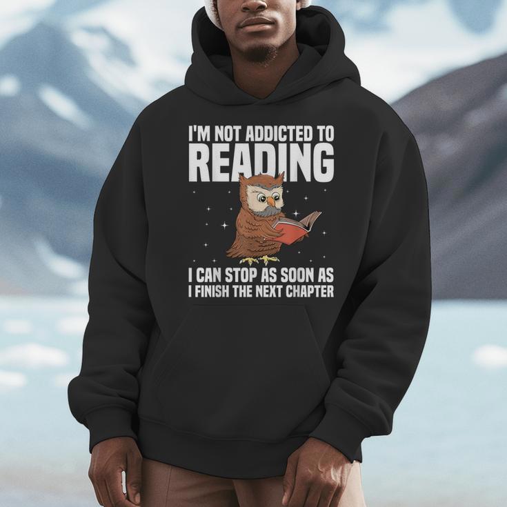Book Reader Art For Men Women Bookish Book Nerd Lover Men Hoodie