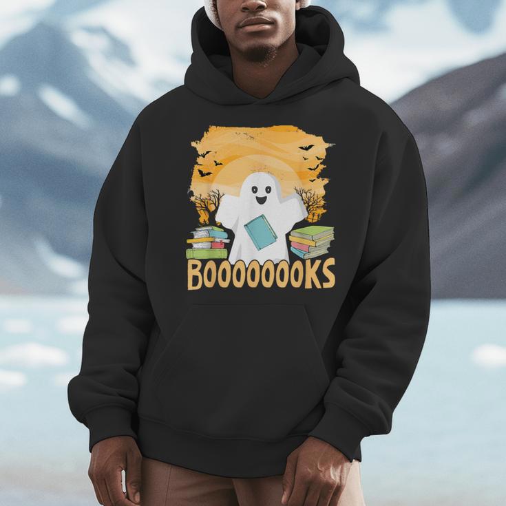 Book Reading Club Halloween Book Lovers Spooky Librarians Men Hoodie