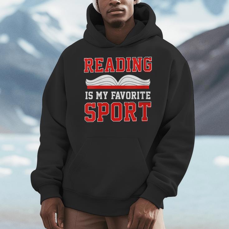 Book Reading Reading Is My Favorite Sport Men Hoodie