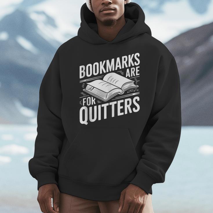 Bookmarks Quote Library Book Reader Men Hoodie