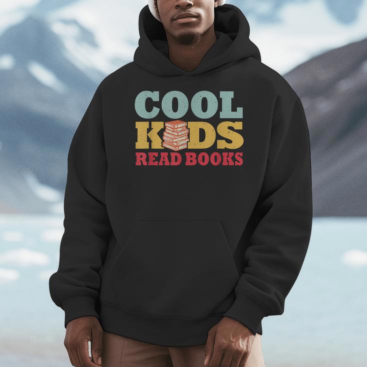 Bookworm Cool Kids Read Books Book Lover Reading Men Hoodie