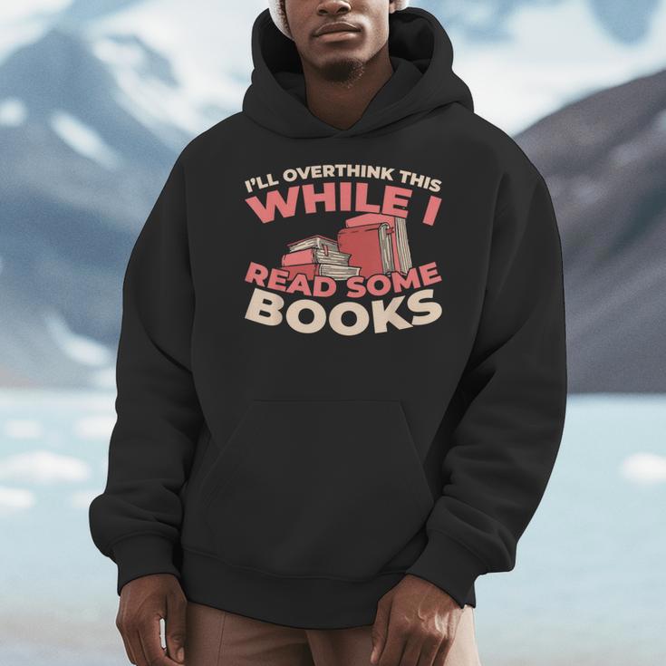 Bookworm Novel Writer Literature Bibliophile Library Books Men Hoodie