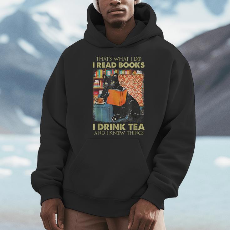 Bunny That's What I Do I Read Books And I Know Things Men Hoodie