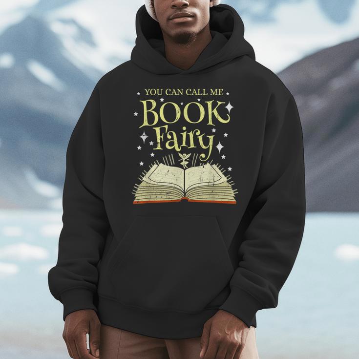 You Can Call Me Book Fairy Librarian Vintage Men Hoodie
