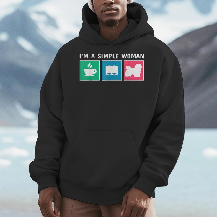 Coffee Books And Havanese Dog Men Women Kids Men Hoodie