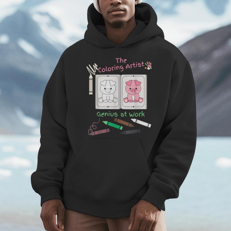 Coloring Book For Kids Ages 3 To 5 Color Inside The Lines Men Hoodie