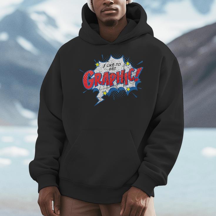 Comic Book Artist Illustrator Drawer Inker Cartoonist Manga Men Hoodie
