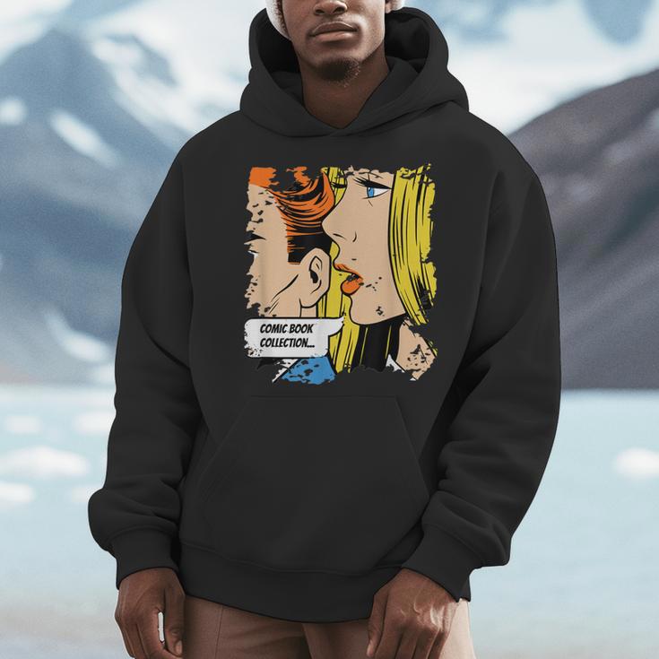 Comic Book Collection Comic Book Collector Men Hoodie