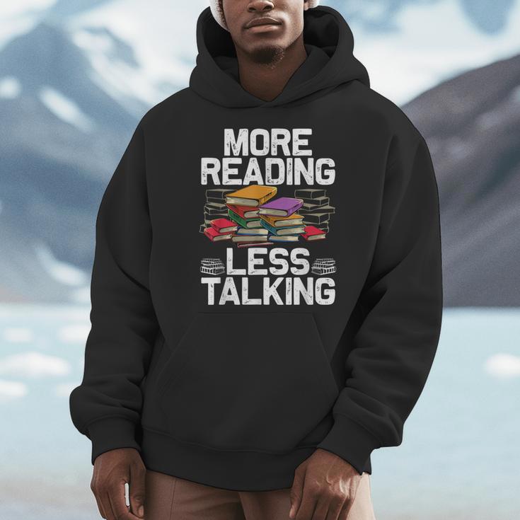 Cool Reading Books For Men Women Book Lover Bookworm Library Men Hoodie