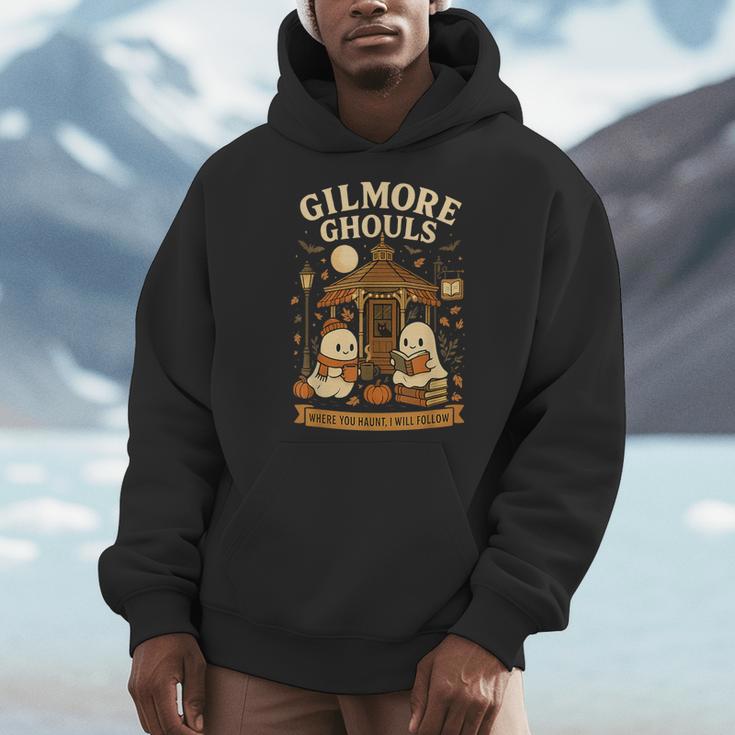 Cozy Ghouls Bookish Halloween Gazebo Scene Men Hoodie Cozy Ghouls Bookish Halloween Gazebo Scene Men Hoodie