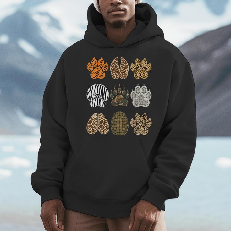 Cute Animal Kids Toddler Boys Animal Book Lover Teacher Men Hoodie