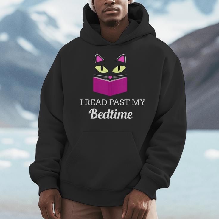 Cute Cat Reading Book Lover Graphic Men Hoodie Cute Cat Reading Book Lover Graphic Men Hoodie