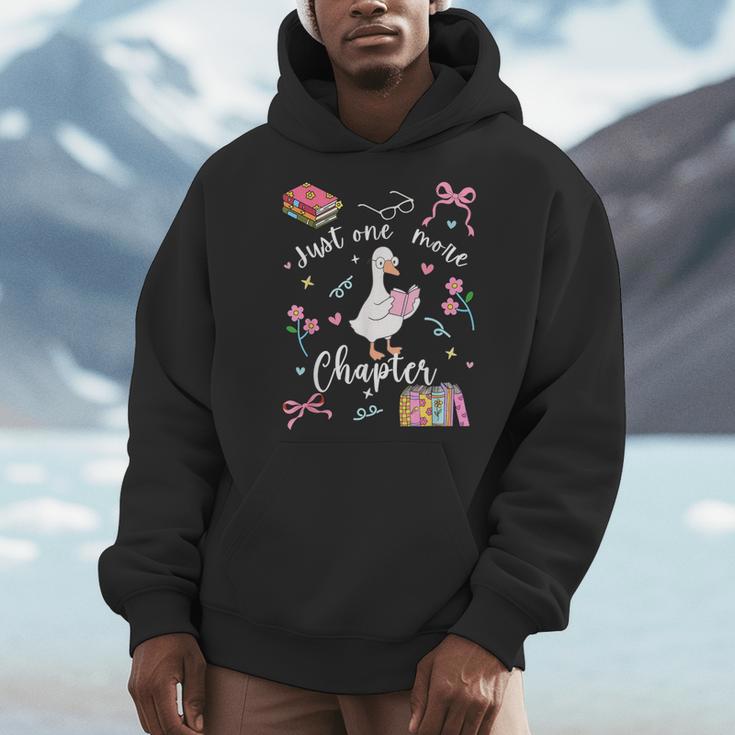 Cute Just One More Chapter Silly Goose Book Club Men Hoodie