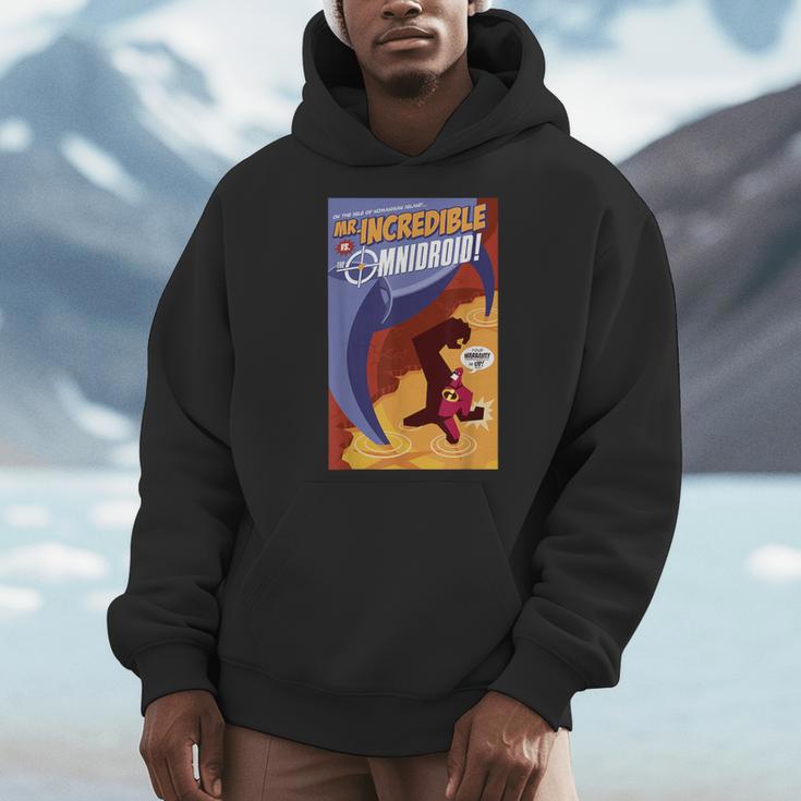 Disney Pixar The Incredibles Omnidroid Comic Book Cover Men Hoodie Disney Pixar The Incredibles Omnidroid Comic Book Cover Men Hoodie