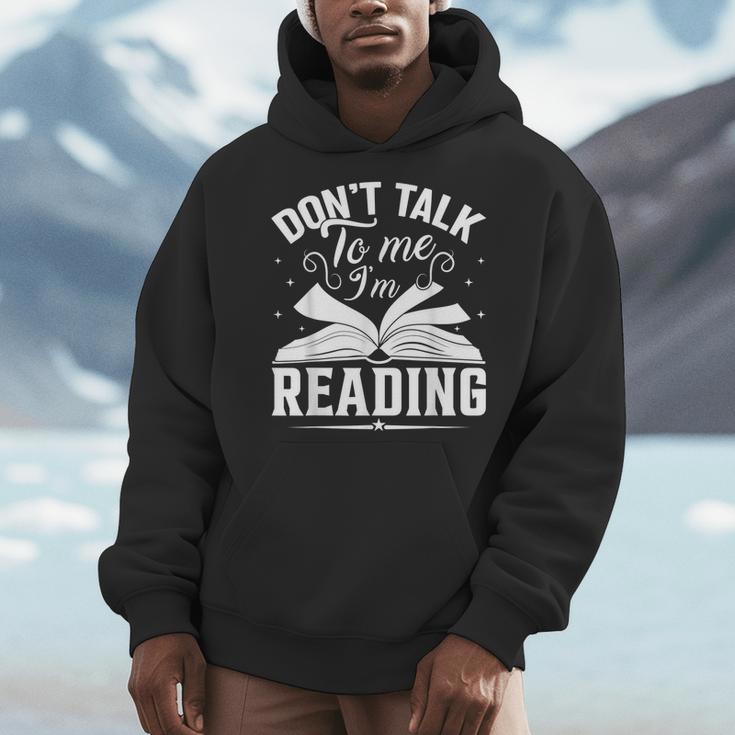 Don't Talk To Me I'm Reading Book Nerd Shirt Book Lover Men Hoodie Don't Talk To Me I'm Reading Book Nerd Shirt Book Lover Men Hoodie